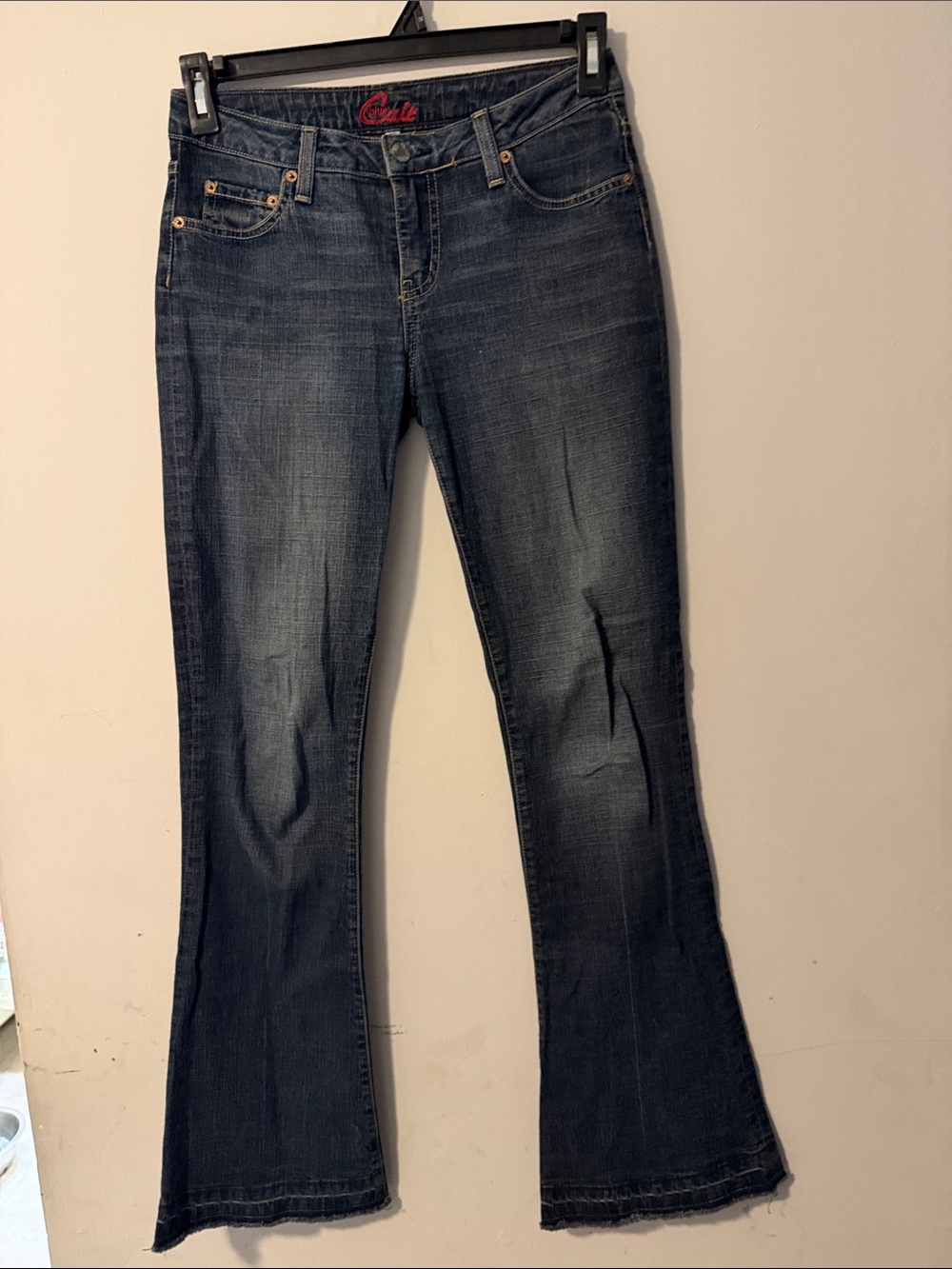 Cato Dark Blue Flare Jeans - Women's Classic Flared Denim
